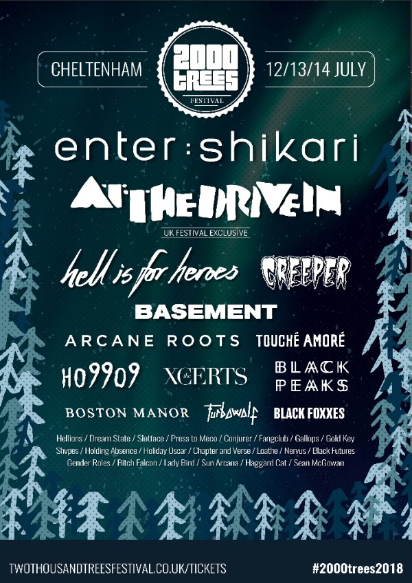 2000 Trees add Black Peaks, Hellions, The Xcerts and many more to line up